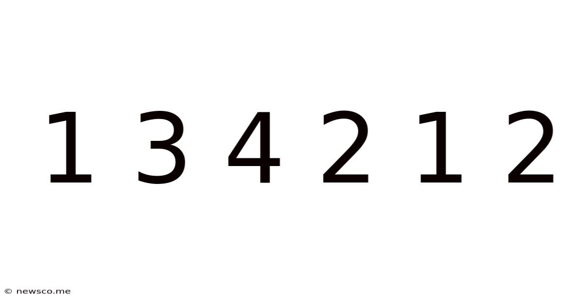 1 3 4 2 1 2