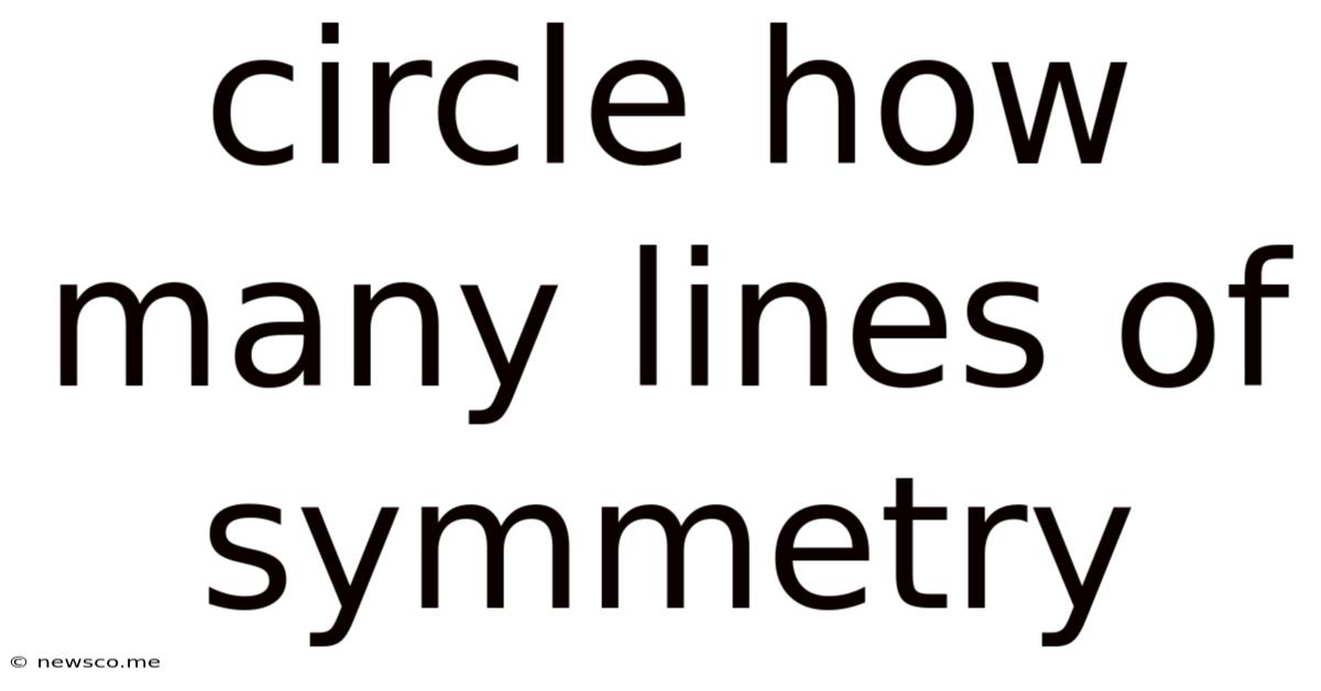 Circle How Many Lines Of Symmetry