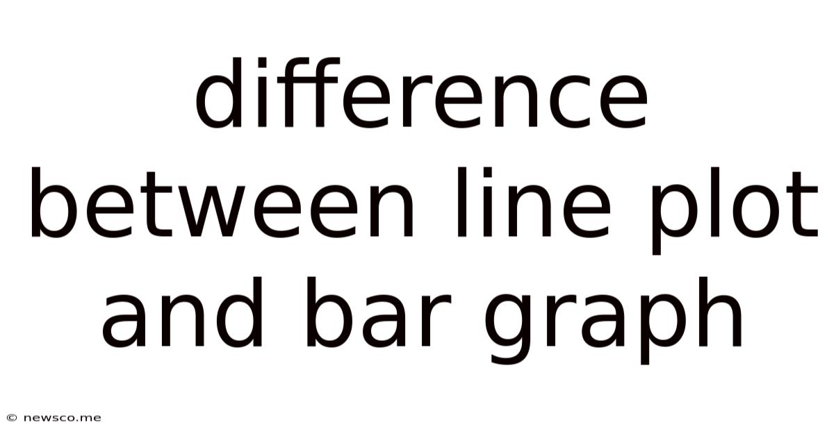 Difference Between Line Plot And Bar Graph