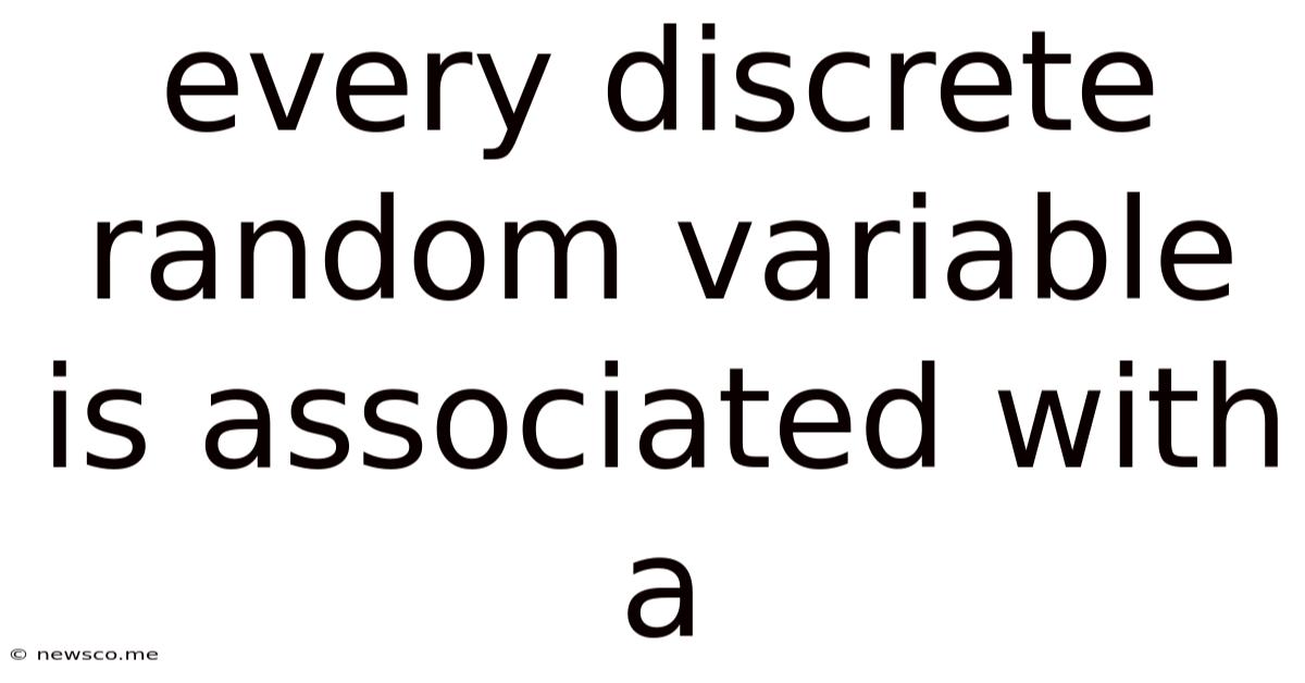 Every Discrete Random Variable Is Associated With A