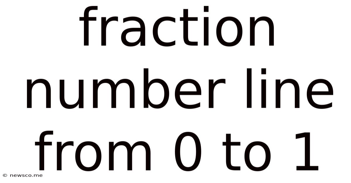 Fraction Number Line From 0 To 1