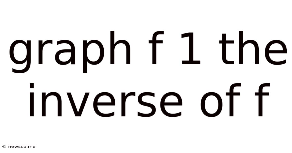 Graph F 1 The Inverse Of F