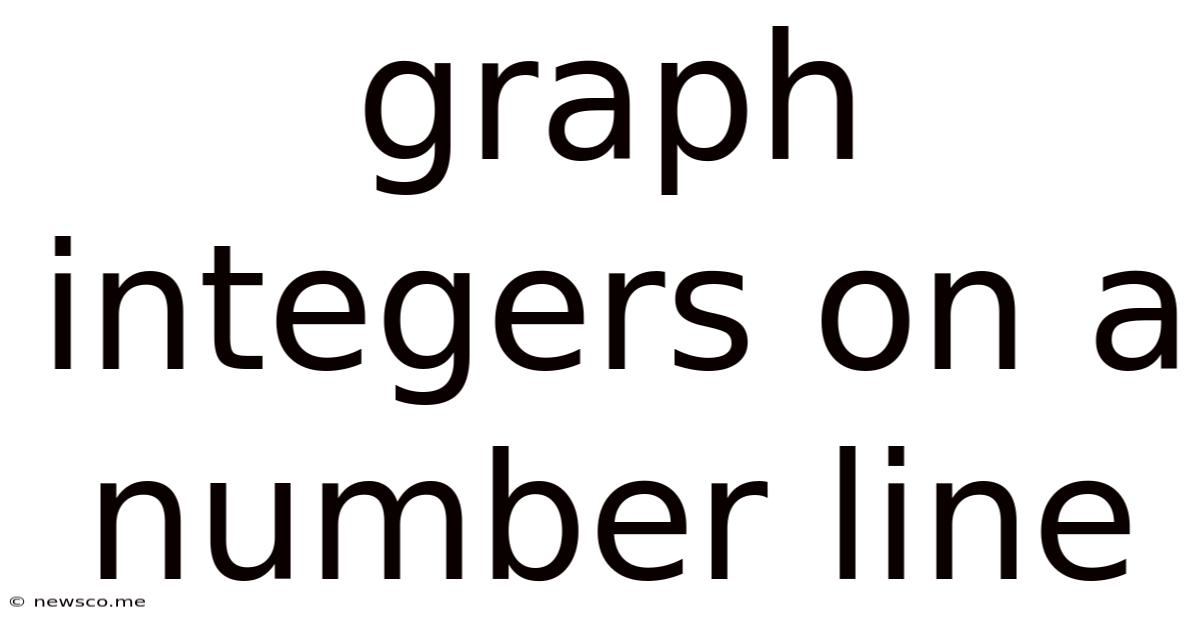 Graph Integers On A Number Line