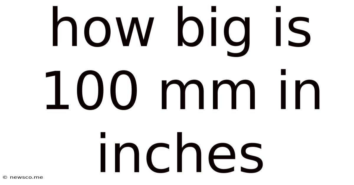 How Big Is 100 Mm In Inches