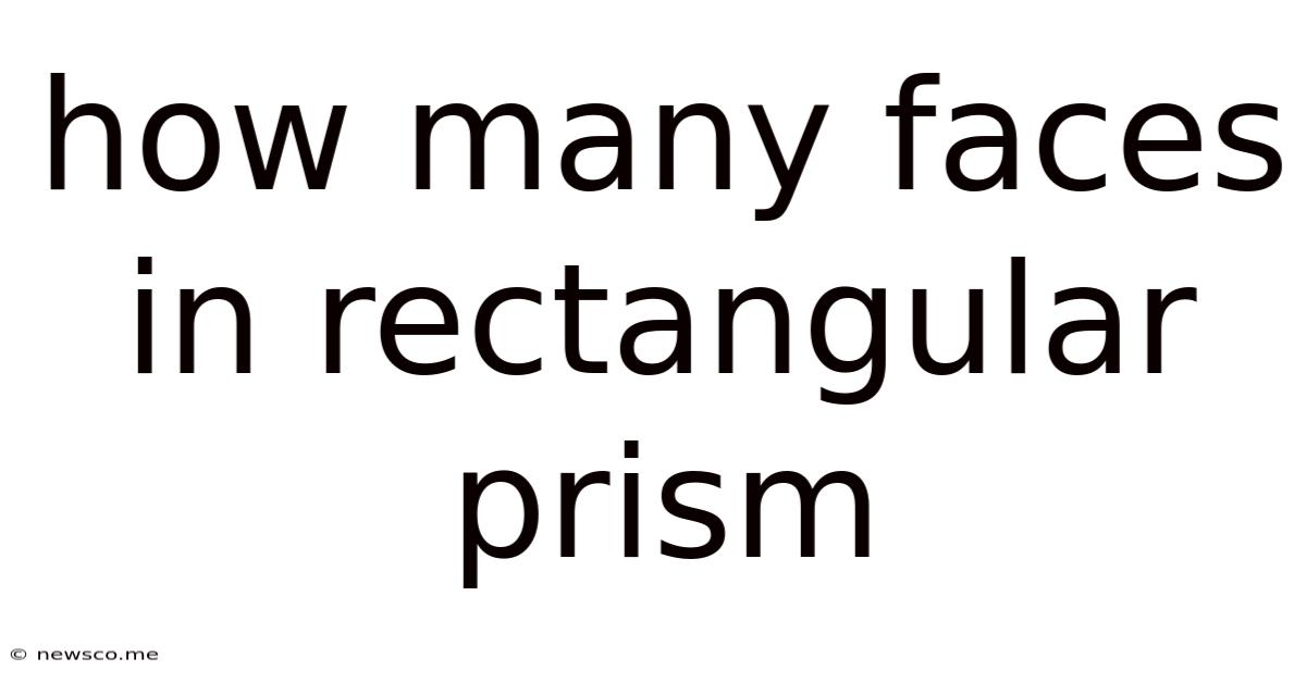 How Many Faces In Rectangular Prism