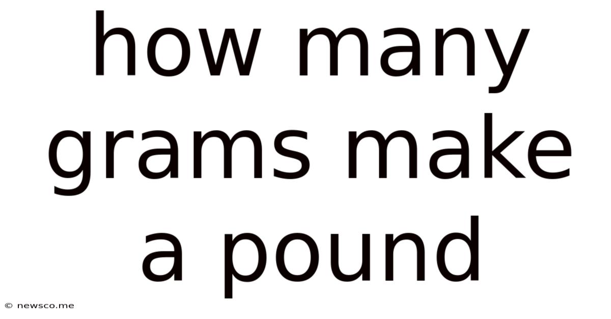 How Many Grams Make A Pound