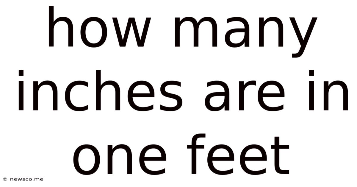 How Many Inches Are In One Feet