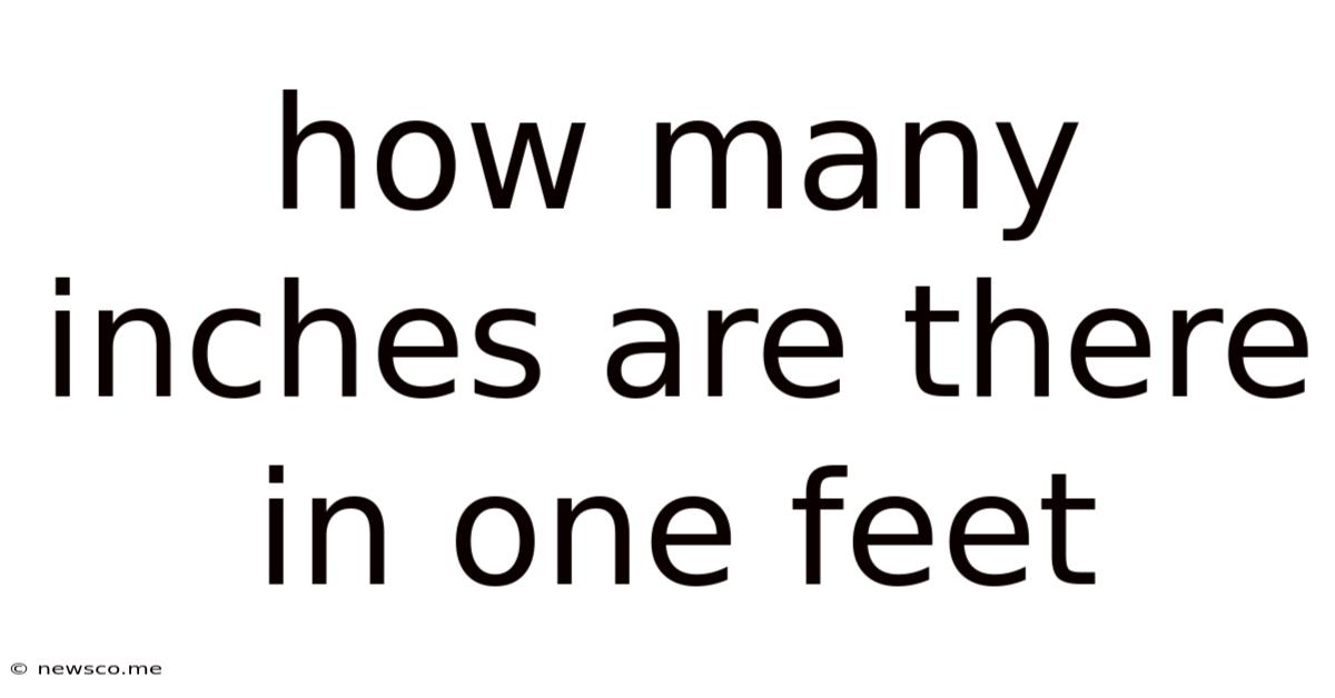 How Many Inches Are There In One Feet