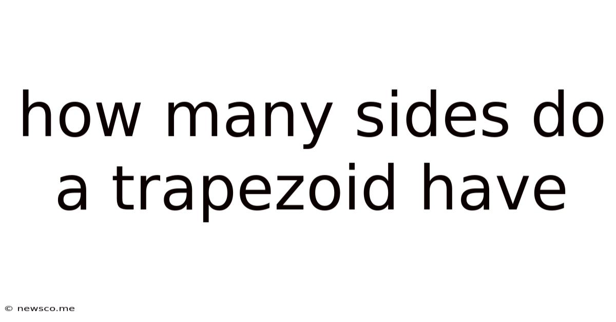 How Many Sides Do A Trapezoid Have