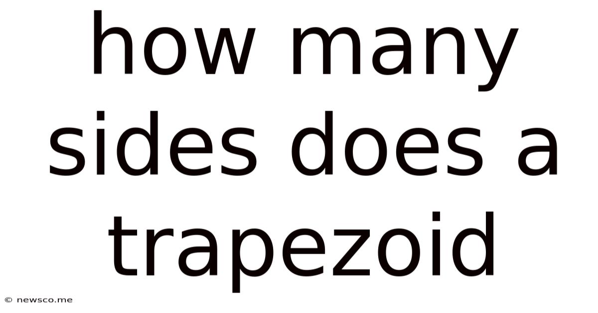 How Many Sides Does A Trapezoid