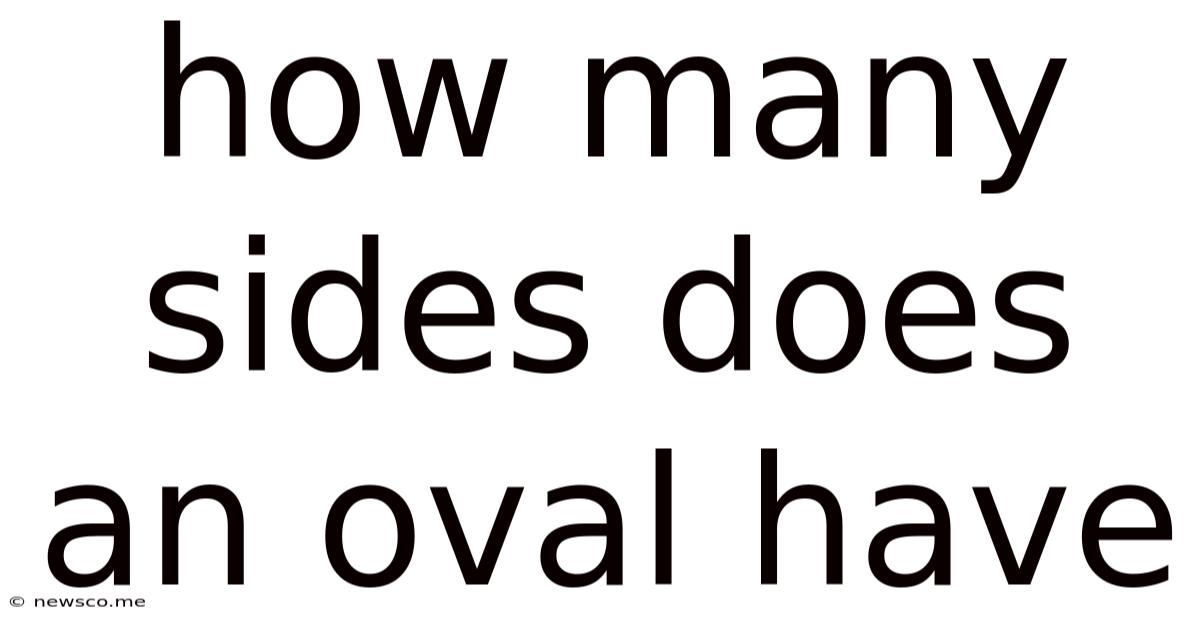 How Many Sides Does An Oval Have