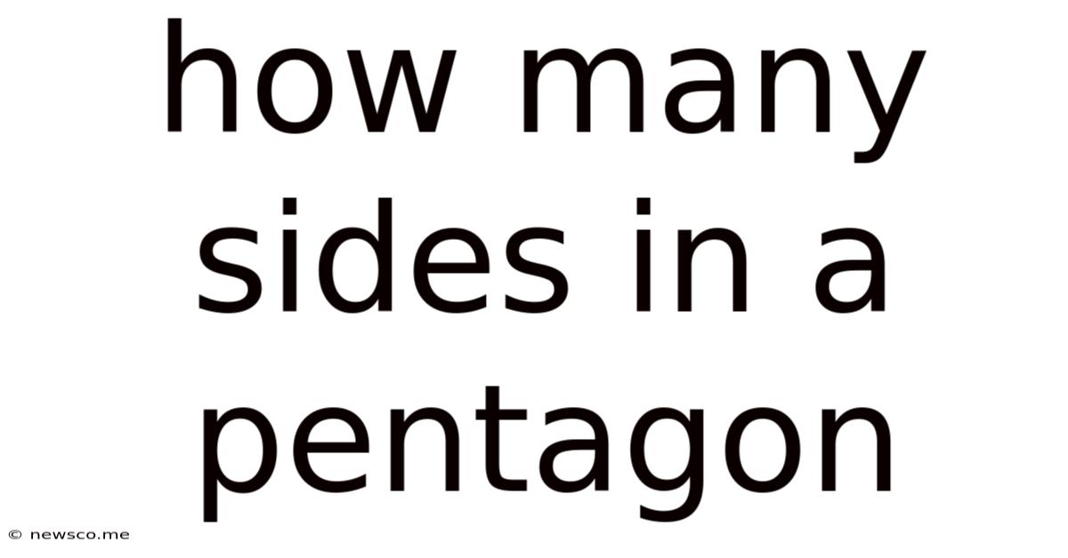 How Many Sides In A Pentagon