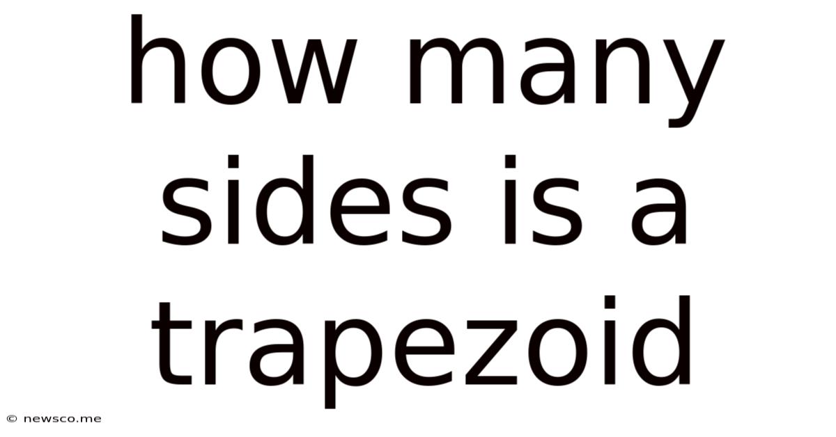 How Many Sides Is A Trapezoid