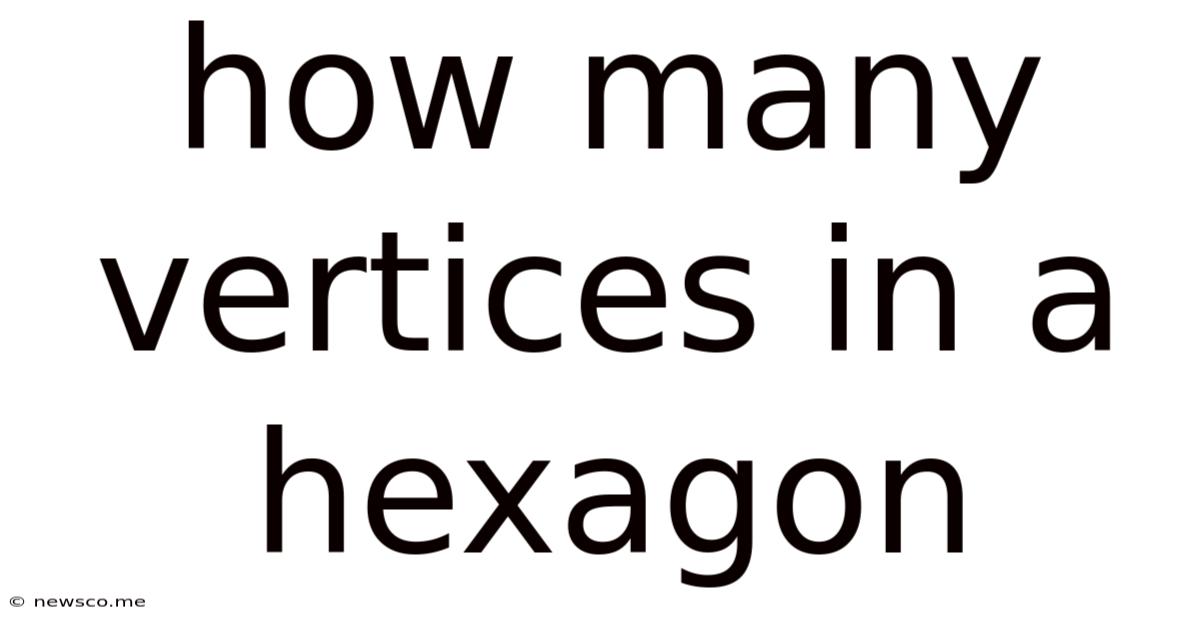 How Many Vertices In A Hexagon