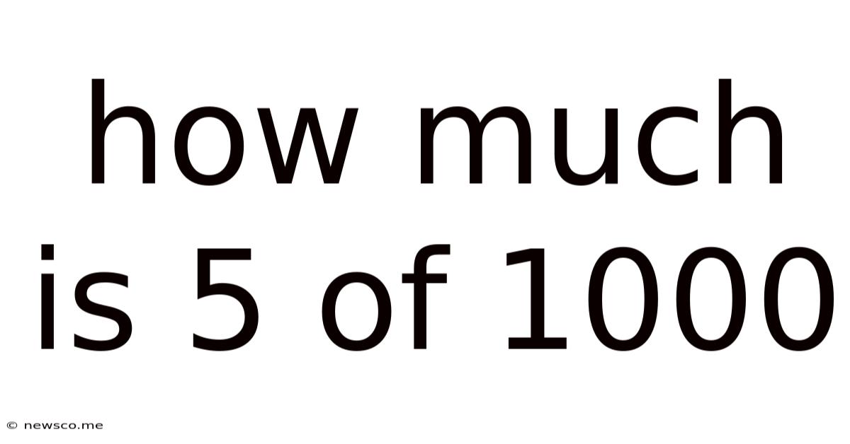 How Much Is 5 Of 1000