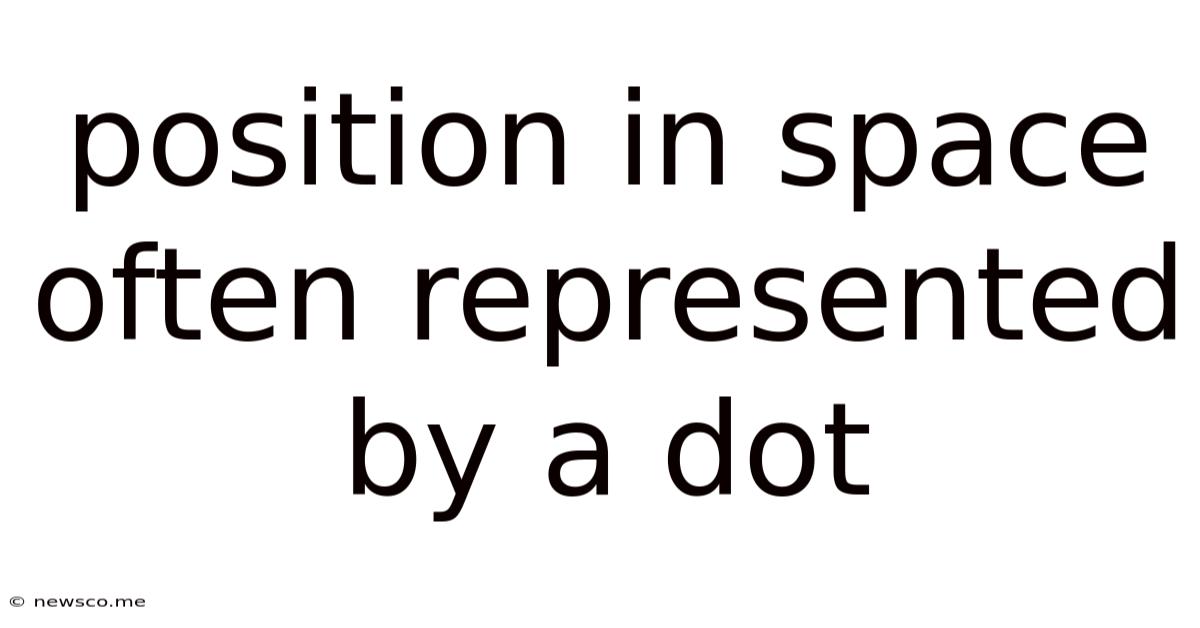 Position In Space Often Represented By A Dot