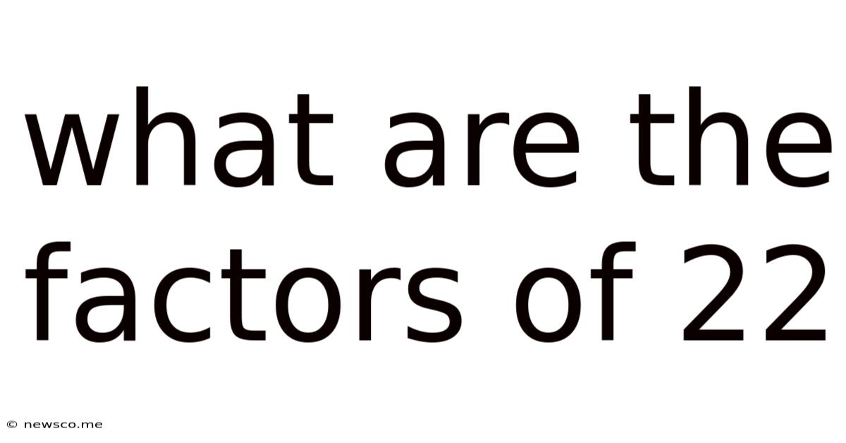 What Are The Factors Of 22
