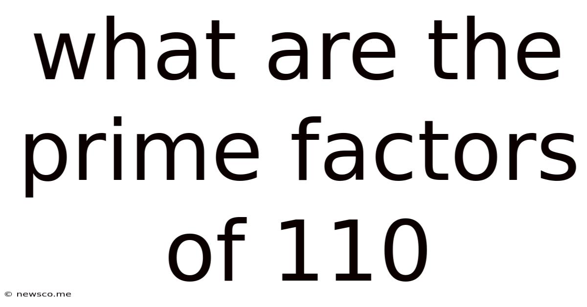 What Are The Prime Factors Of 110