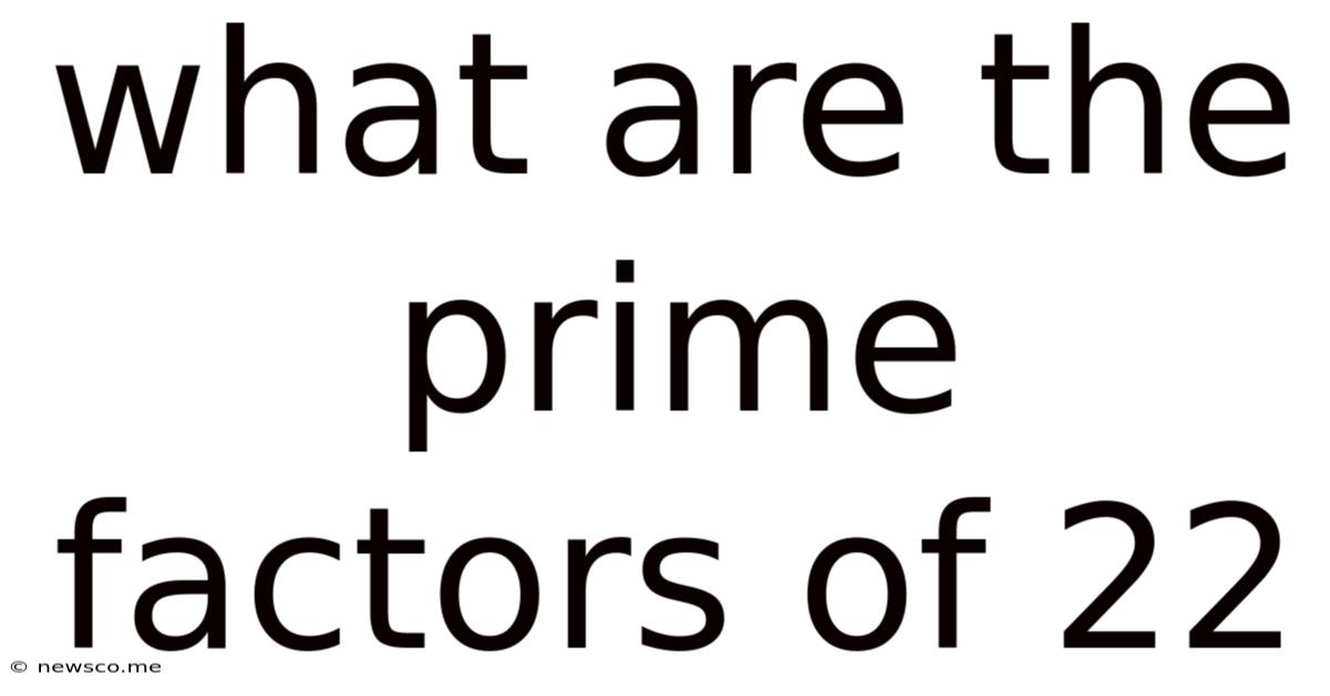 What Are The Prime Factors Of 22