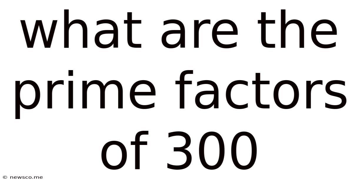 What Are The Prime Factors Of 300
