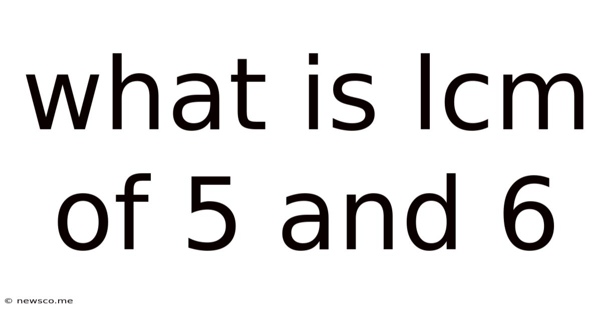 What Is Lcm Of 5 And 6
