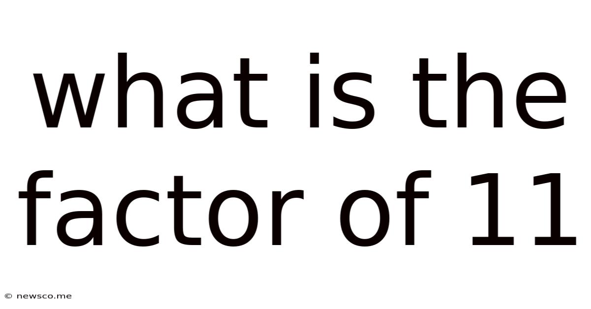 What Is The Factor Of 11