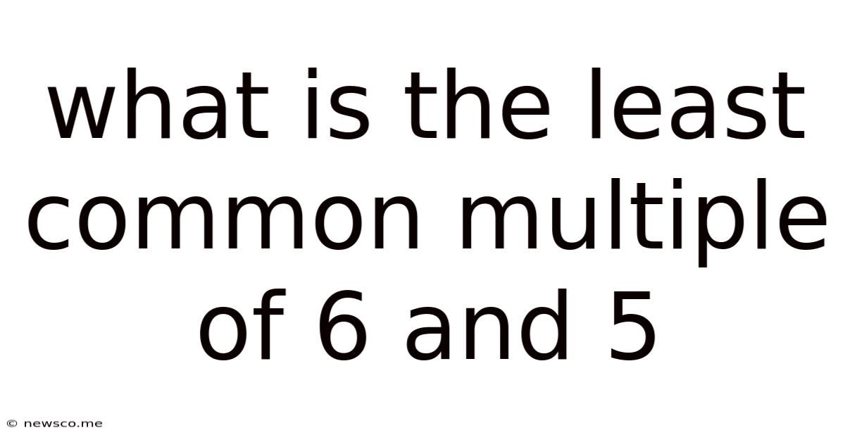 What Is The Least Common Multiple Of 6 And 5