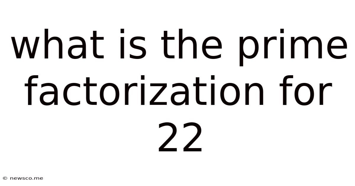 What Is The Prime Factorization For 22
