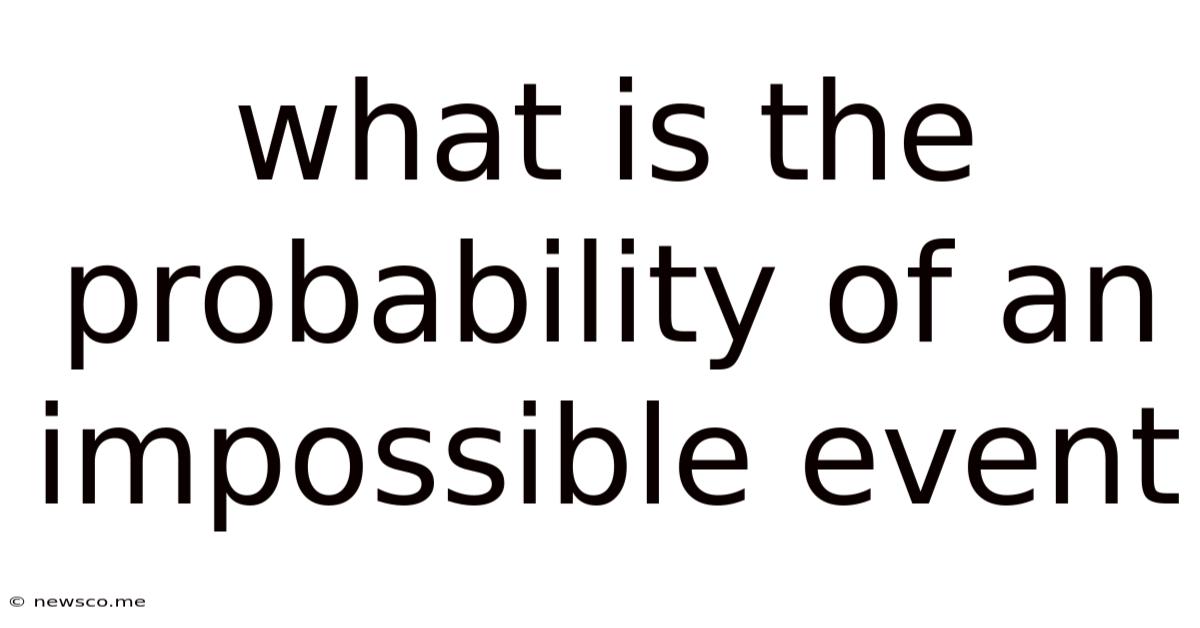 What Is The Probability Of An Impossible Event