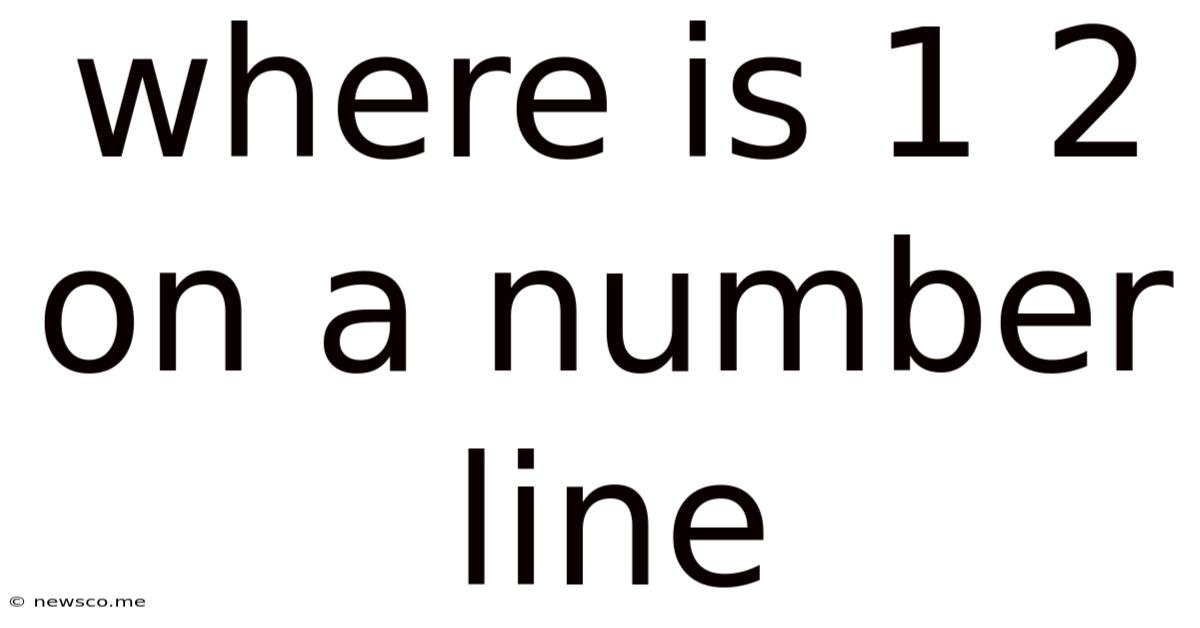 Where Is 1 2 On A Number Line
