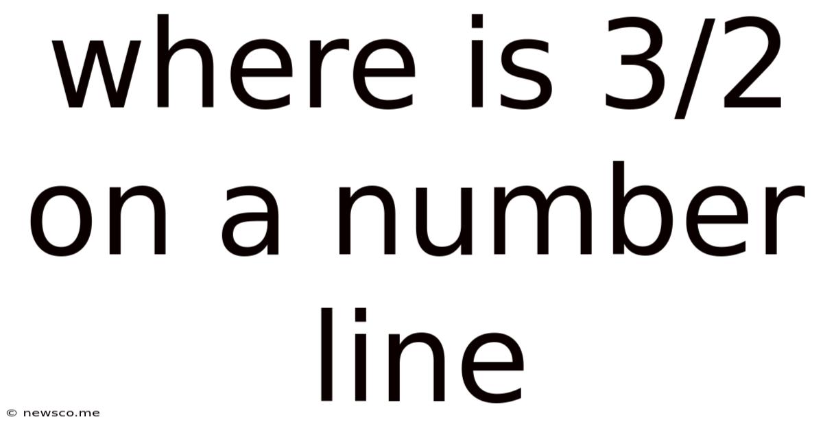 Where Is 3/2 On A Number Line