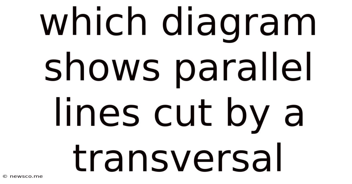 Which Diagram Shows Parallel Lines Cut By A Transversal